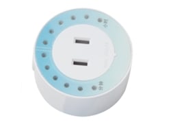 Mini Temporizador Para Enchufes, Ideal Para Cargar Teléfonos Móviles, Ipads Y Electrodomésticos: Seguro Y Económico.