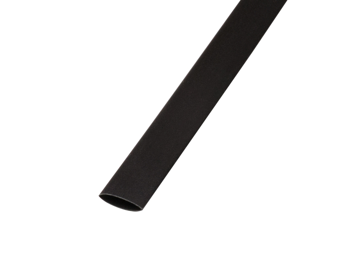 Tubo Termoretráctil Negro Contracción 3:1 18mm 1 metro