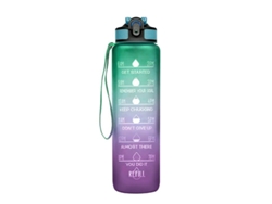 Garrafa Motivacional Bpa-Free Com Palhinha (1 L)