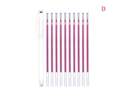 Paquete de 10 rotuladores para tela resistentes al calor y solubles en agua, ideales para dibujar líneas sobre cuero y accesorios de costura.