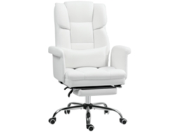 Silla Oficina Ergonómica Altura Regulable 45-50 Reclinable Blanco