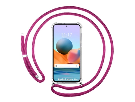 Carcasa Xiaomi Redmi Note 10 Pro TUMUNDOSMARTPHONE Colgante Rosa