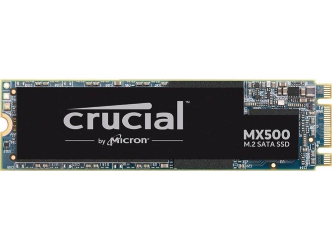 Disco SSD Interno CRUCIAL MX500 1TB (1 TB - M.2 SATA - 560 MB/s)