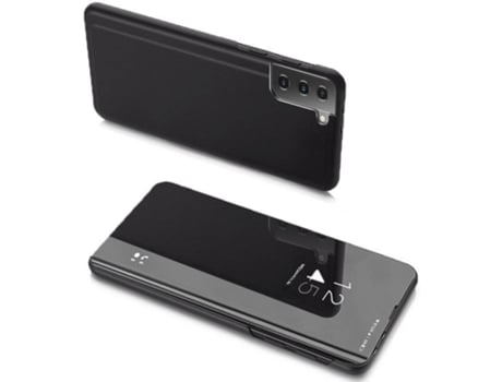Carcasa Samsung Galaxy S21 Plus 5G LMOBILE Clear View Negro
