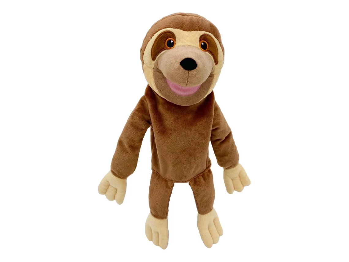 Fiesta Crafts - Marioneta de mano de perezoso de peluche