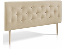 Cabecero de Cama MARCKONFORT Oslo Capitone (Beige - 140 x 60 x 8 cm)