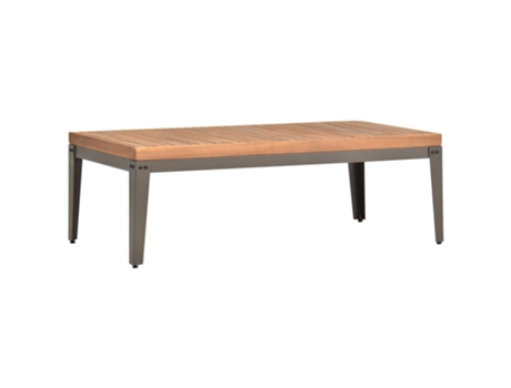MAISON EXCLUSIVE Mesa de centro de jardín madera maciza de acacia 110x55x36 cm