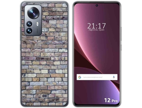 Carcasa para Xiaomi 12 Pro 5G TUMUNDOSMARTPHONE Dibujos Ladrillo 02 Multicolor