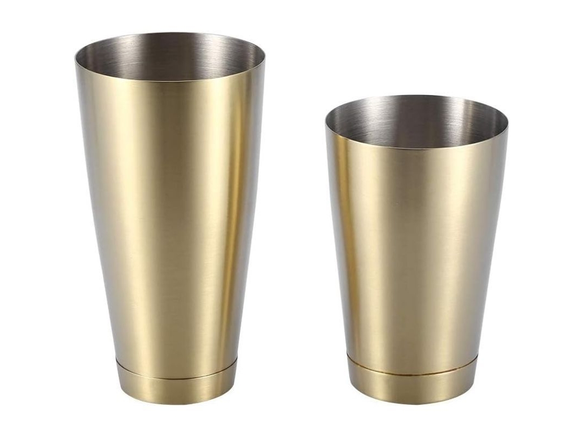 Vaso Coctelera De Acero Inoxidable Duradero, Herramienta De Bar, Cocina, Hogar (oro Titanio)