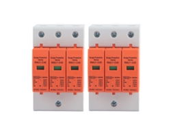 2 Protectores Contra Sobretensiones De 420 V Para Riel Din De 3 Pines Para El Hogar Con Ventana Visible