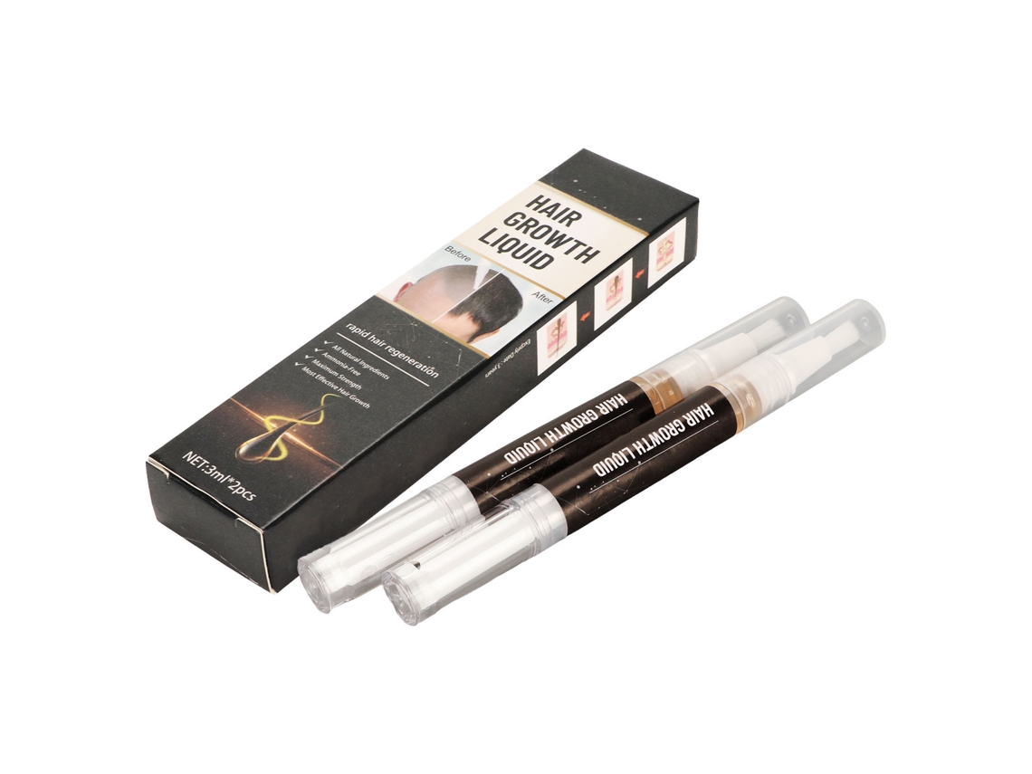 Kit 2026 com 2 unidades de Sérum e Óleo para Crescimento Capilar 3ml: Fortalecimento e Regeneração dos Cabelos