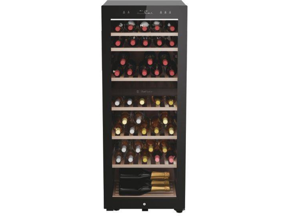 Vinoteca HAIER HWS77GDAU1 G (77 Botellas - Negro)