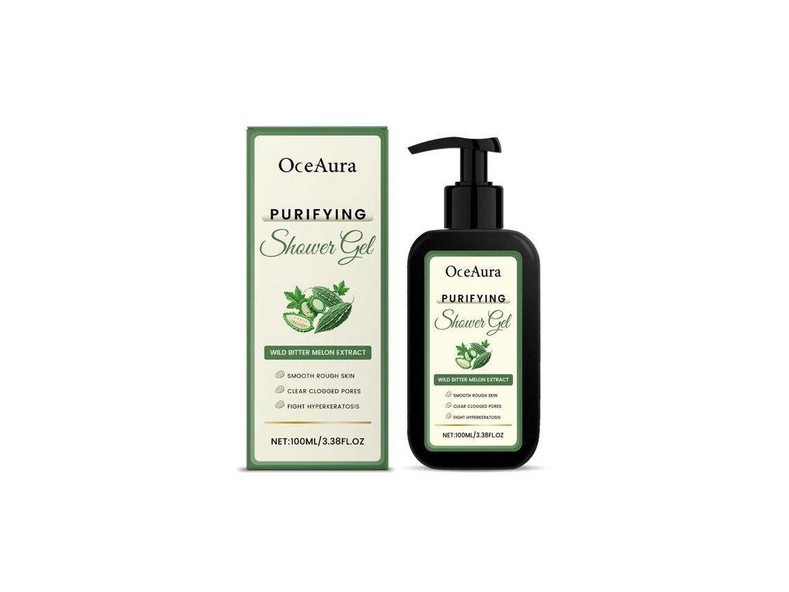 Gel de ducha para combatir el acné con melón amargo
