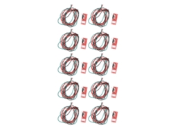 Microinterruptor de seguridad de plástico con rodillo y cables
