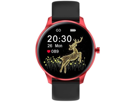 Smartwatch YDCY LW29 Negro y Rojo