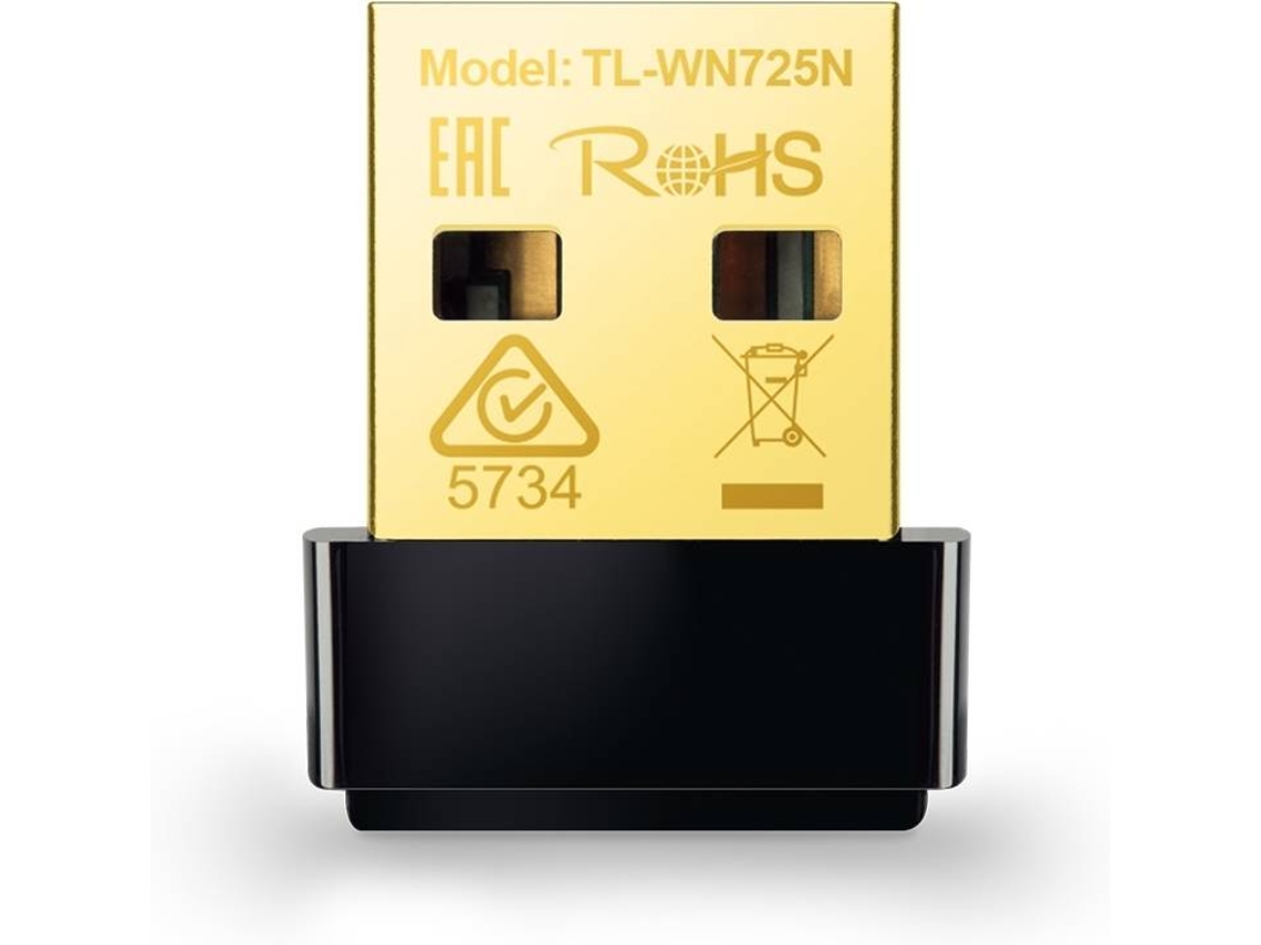 Adaptador USB Wi-Fi TP-LINK TL-WN725N Nano (N150 - 150 Mbps)