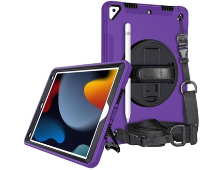 Carcasa Tablet iPad 10.2 HFS-HOUSE Kickstand Morado