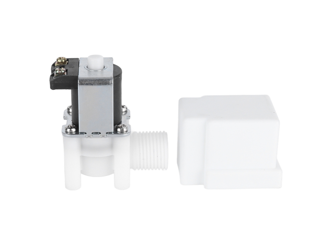 Válvula Solenoide Para Dispensador De Agua Solar, 12v Cc, Abierta Normalmente, Plástico, Sin Fugas Ni Deformación.
