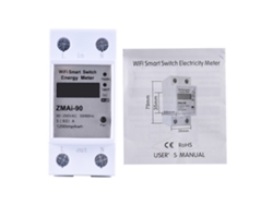 2026 Store-medidor Inteligente De Energía Wifi Con App Ty Control De Corriente Monofásico Din Rail Lcd Medidor De Consumo Eléctrico
