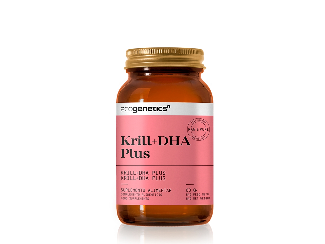 KrillDha Plus - 60 cáps - ECOGENETICSN