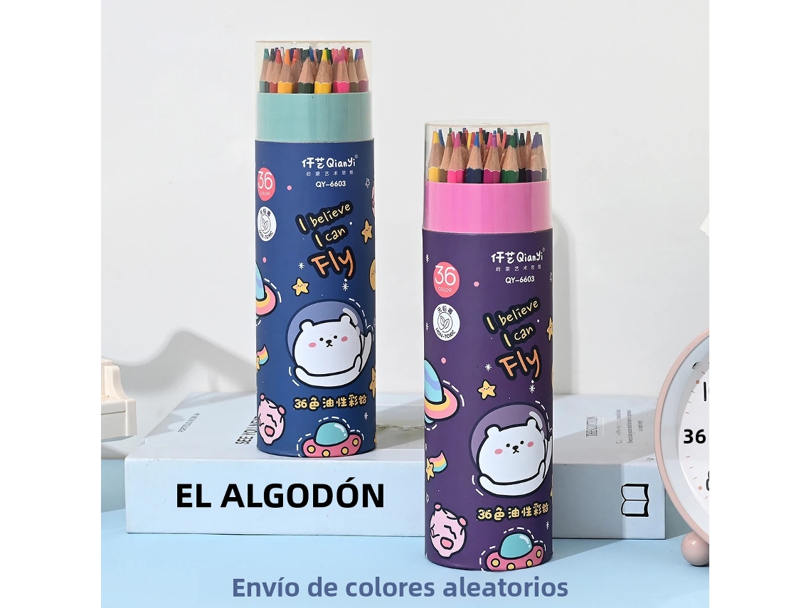 (36 Colores) Juego De Lápices De Colores Preafilados, Colores Vibrantes Y Suaves, Duraderos Y Resistentes A La Decoloración.