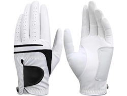 Guantes De Golf Cuero Para Hombre, Transpirables Y Antideslizantes, Entrenamiento Swing (mano Izquierda, 23)