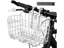 Cesta delantera plegable grande para bicicletas, accesorio ideal para ciclismo, cesta delantera para bicicletas eléctricas Slowmoose