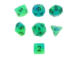 7 dados de poliedro. ALLINLESS