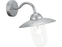 APLIQUE EGLO MILTON ALT. 310MM GALVAN.