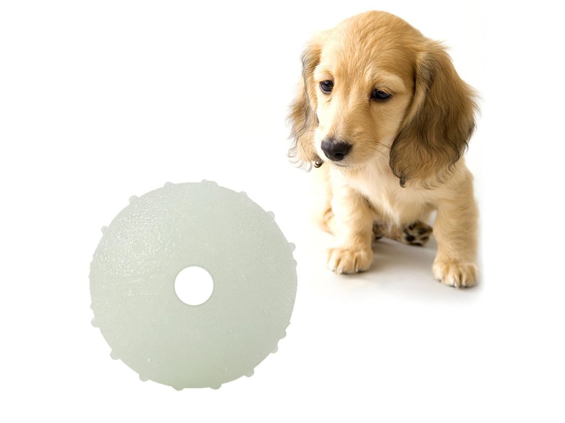 Pelota Luminosa Para Perros, Resistente A Las Mordeduras, Juguete Interactivo Suave Para Mascotas, 6 Cm