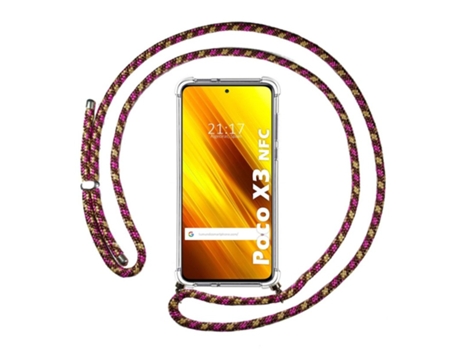 Carcasa Xiaomi POCO X3 NFC / X3 Pro TUMUNDOSMARTPHONE Colgante Rosa