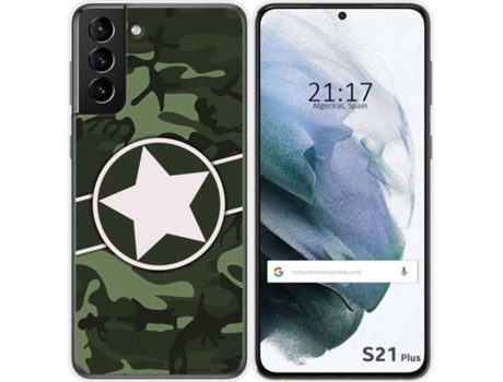 Carcasa Samsung Galaxy S21+ Plus 5G TUMUNDOSMARTPHONE Camuflaje 01 Multicolor
