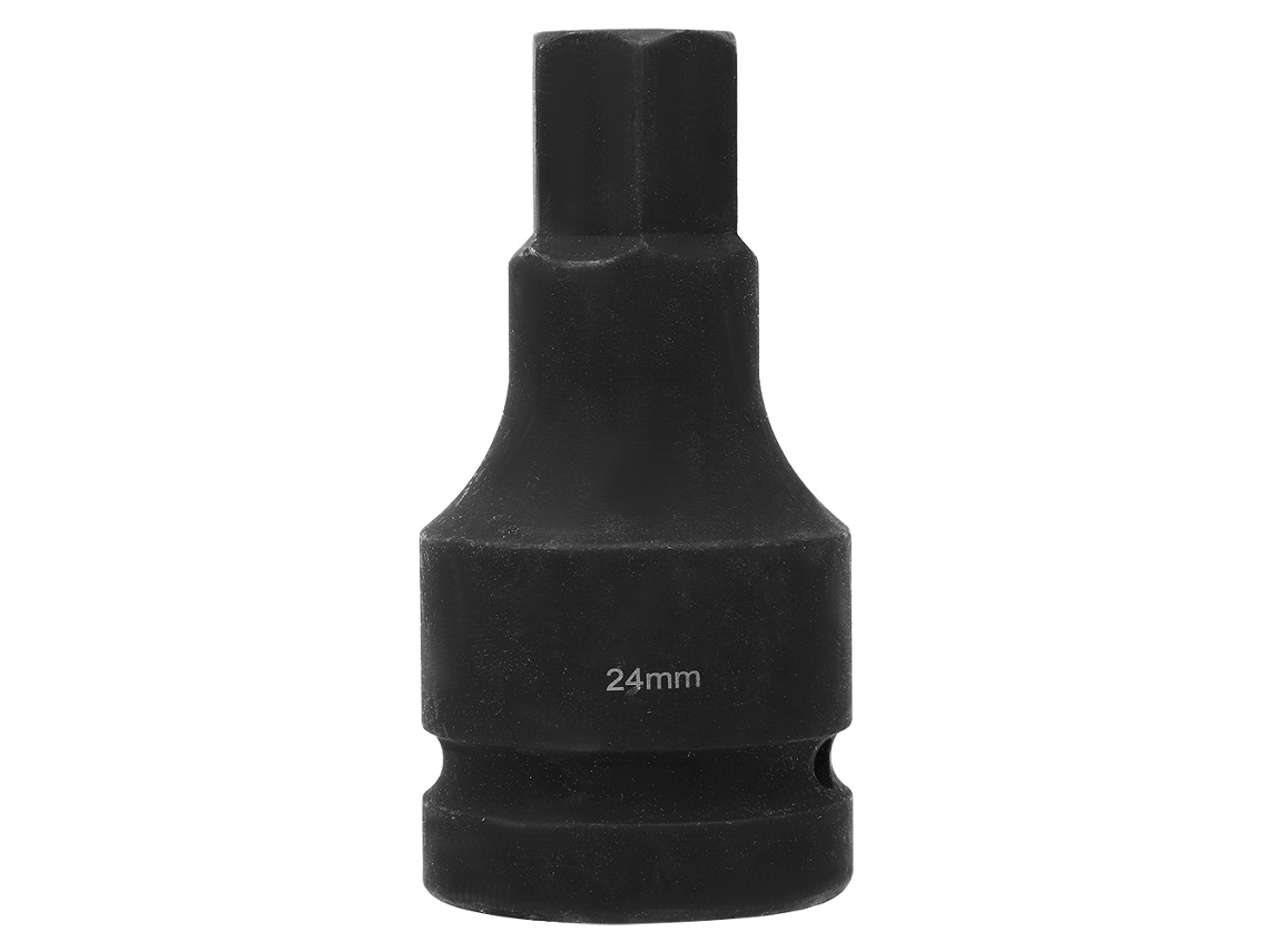Chave De Impacto De 1 Polegada, Soquete Hexagonal Longo H24, Aço Cromo-molibdênio, Acessório De Ferramenta Manual, Anti-explosão