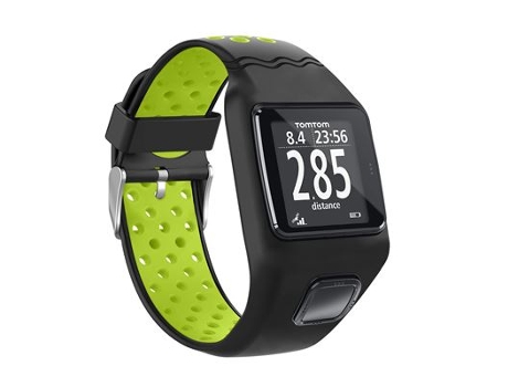 Correa de Silicona para Tomtom Runner / Multi CO-PHÉNIX ALCA02 Sport Negra y Verde