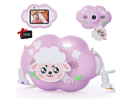 Cámara Digital Fotográfica WEB2O Doble HD 4K para Niños de 32 GB 1080P