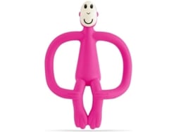 Mono De Cerillas, Chupete De Silicona Para La Dentición, Fácil De Agarrar, Sin Bpa, A Partir De 3 Meses, 10,5 Cm, Mono Rosa