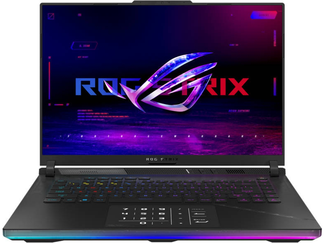 Portátil Gaming ASUS ROG Strix SCAR 16 G634JZ-N4004 (Intel Core i9-13980HX - NVIDIA GeForce RTX 4080 - RAM: 32 GB - 1 TB SSD - 16'')