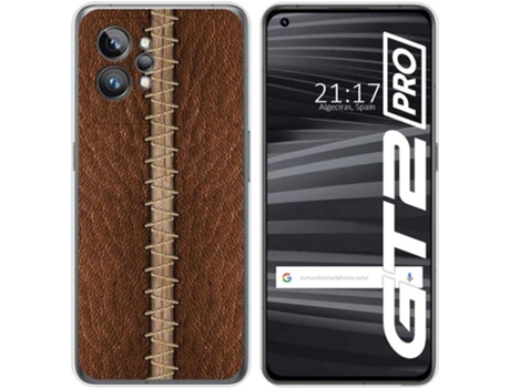 Carcasa para Realme GT 2 Pro 5G TUMUNDOSMARTPHONE Dibujos Cuero 01 Multicolor