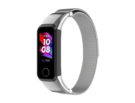 Correa de reloj inteligente para Huawei Band 4 (ADS-B29) / Honor Band 5i (CRS-B19S) Correa de muñeca Milán (Plata)