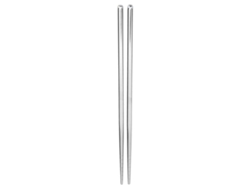 Juego de 2 pares de palillos de acero inoxidable - Reutilizables RNEMITERY