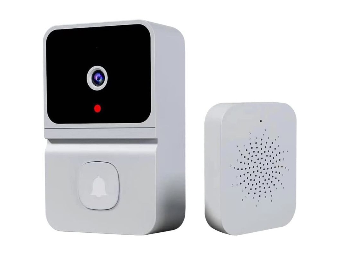 Timbre De Puerta Inteligente Inalámbrico Con Visión Nocturna Full Hd Y Audio Bidireccional Control Remoto Por App Wifi
