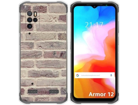 Carcasa Ulefone Armor 12 5G TUMUNDOSMARTPHONE Dibujos Ladrillo 01 Multicolor