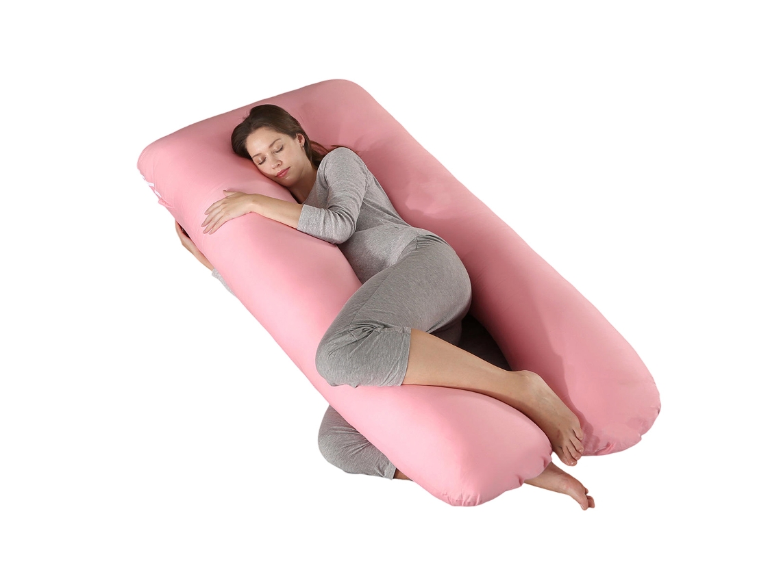 Almohada Para Embarazadas, Almohada En U Desmontable Y Lavable, Gran Cojín De Espalda