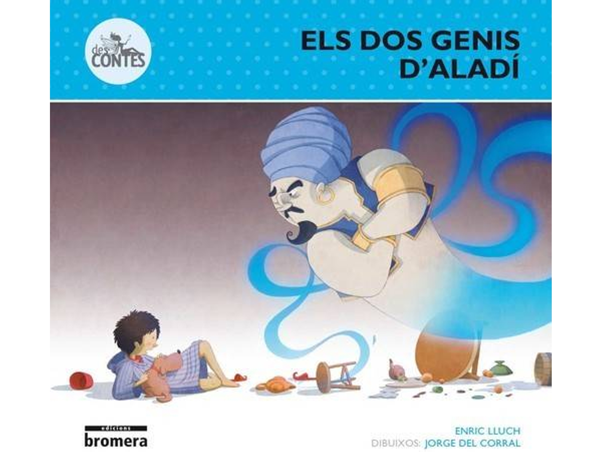 Libro Els Dos Genis D'Aladí de Enric Lluch (Catalán)