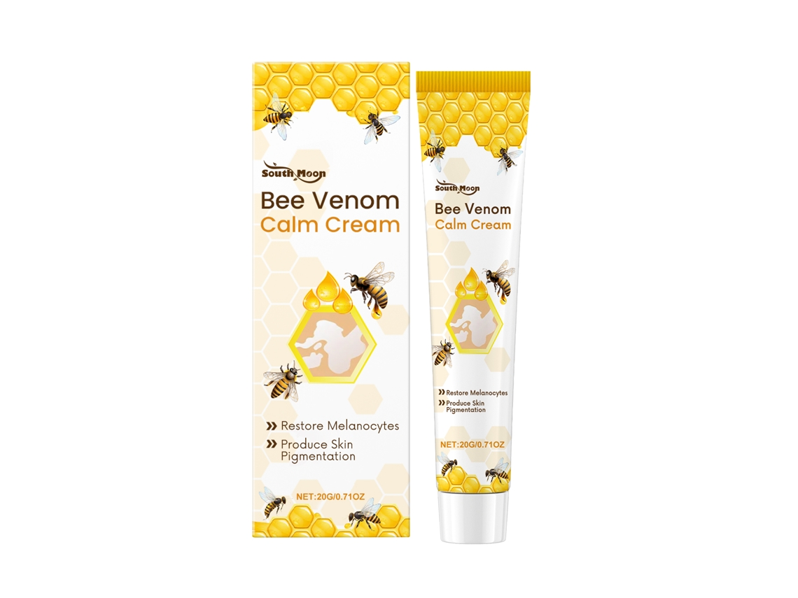 Crema calmante para la piel con veneno de abeja