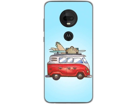 Carcasa Motorola Moto G7 / G7 Plus TUMUNDOSMARTPHONE Furgoneta Multicolor