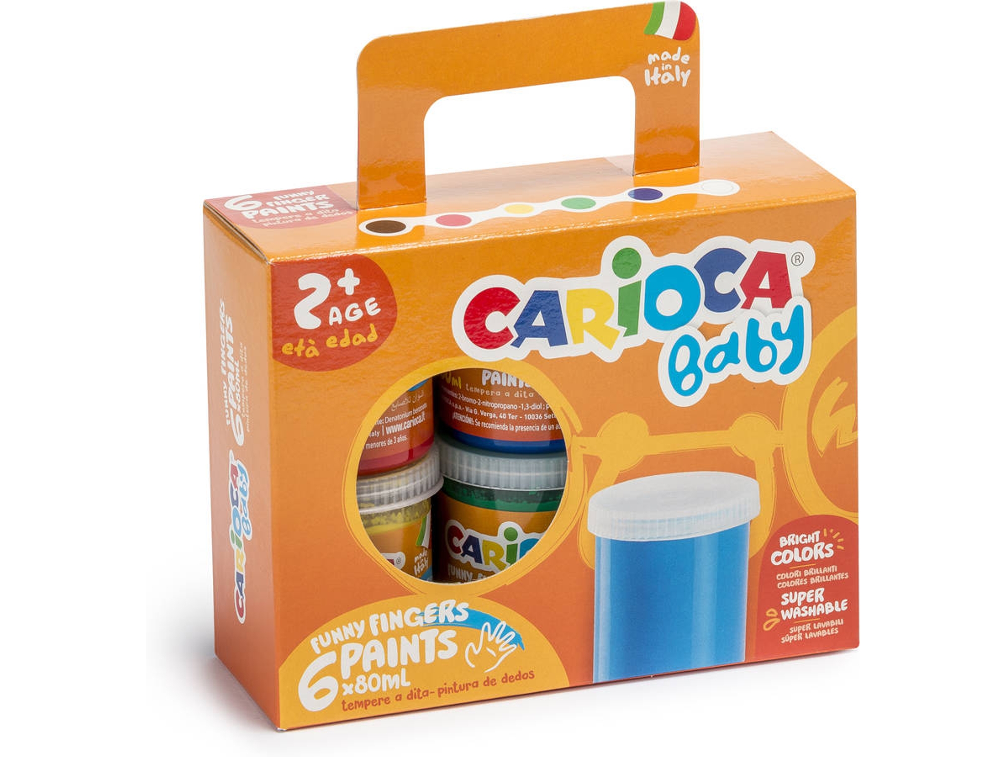 Temperas CARIOCA Baby KO032 (6 Unidades)