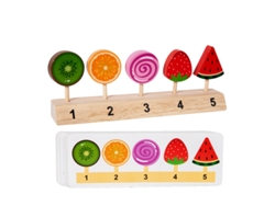 Juguete de simulación preescolar con comida para desarrollar el razonamiento lógico. Mdug (paleta).