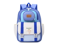 Mochila infantil, mochila escolar de gran capacidad, adecuada para niños de 6 a 12 años, azul PANOONA
