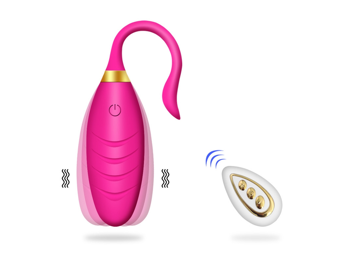 Vibrador De Huevo De Salto Con Control Remoto Inalmbrico Para Mujer (rojo)